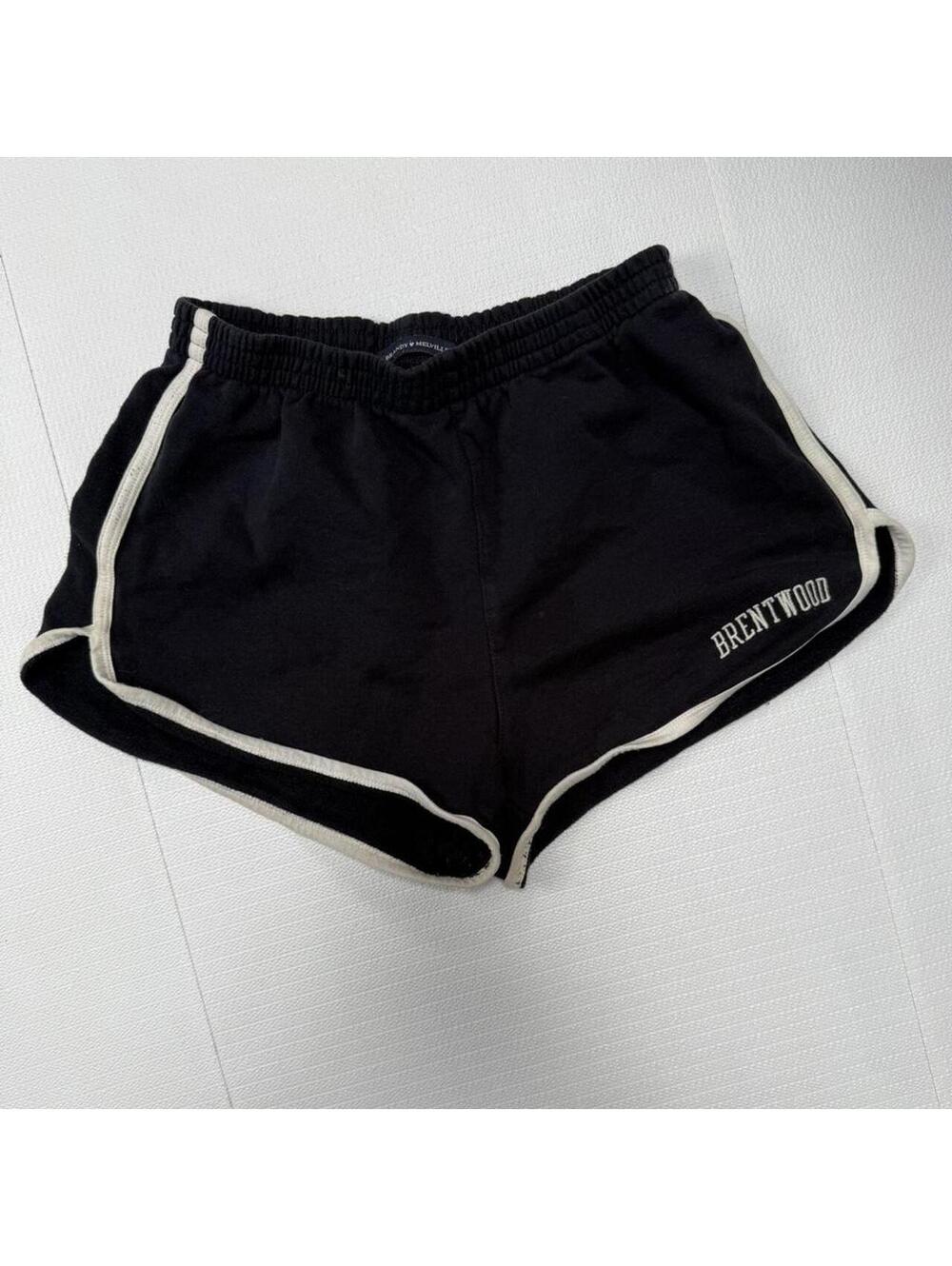 Brandy Melville Women's Black and Navy Shorts